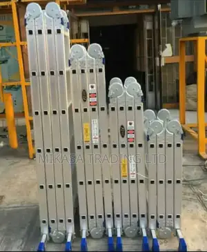 Aluminium Foldable Ladder 4x5 - 5.7mtrs