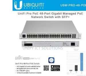 Usw-48-Poe 48-Port, (32) Gbe, Poe+ Rj45 Ports,(16)Gbe Rj45 Ports,(4)