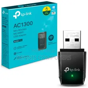 Tp-Link Ac1300 Mini Wireless Mu-Mimo Usb Adapter - Tl-Archer T3u