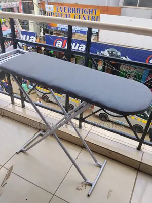 Metallic Ironing Board | Stainless Steel Legs | Foldable