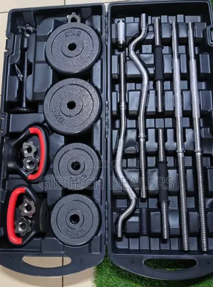 58kg Adjustable Dumbbell and Barbell Set