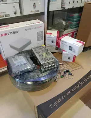 Hikvision 4 Channel Cctv System With Accessories