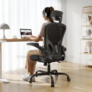 Desk Chairs: High-back Orthopedic Office Seat
