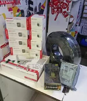 Eight Full Kit 8 Channel Hikvision With 8 Hd Cctv Cameras