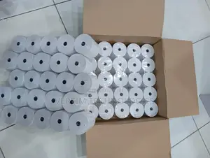 White 50 Rolls Cartoon Receipt Thermal Roll 80mm