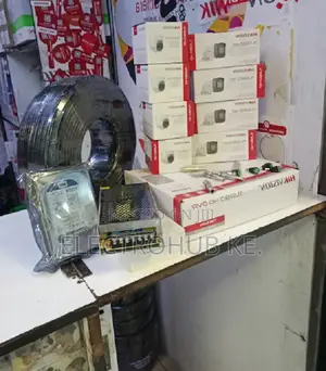 Full Kit 8 Channel Hikvision With 8 Cctv Cameras