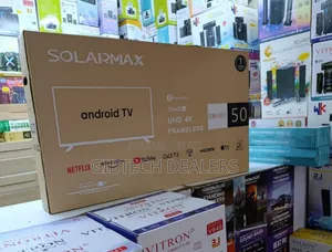 Solarmax 50inch Smart Android Tv Uhd Frameless Tv