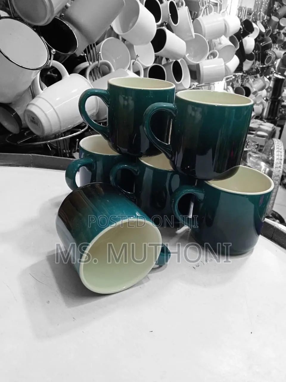 6 PCS Unique Ceramic Coffe Mugs