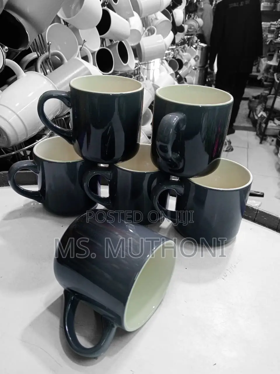 6 PCS Unique Ceramic Coffe Mugs