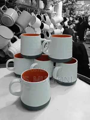 6 Pieces Ceramic Team Mugs