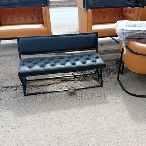 Black Waiting Bench