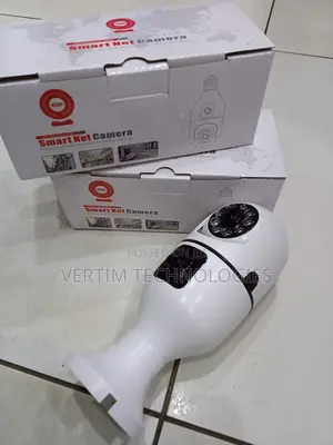 Night Vision V380 Pro 1080p 2mp PTZ Dual Lens Wifi Bulb Camera