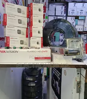 Brandnew 2mp Hikvision 8 Channels 8 Cameras 1080p Cctv Set Hikvision