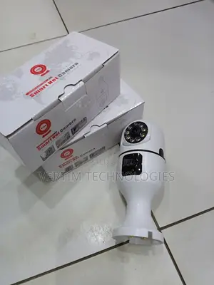 Dual Lens 1080p Hd Smart Bulb Camera Night Vision Remote Access