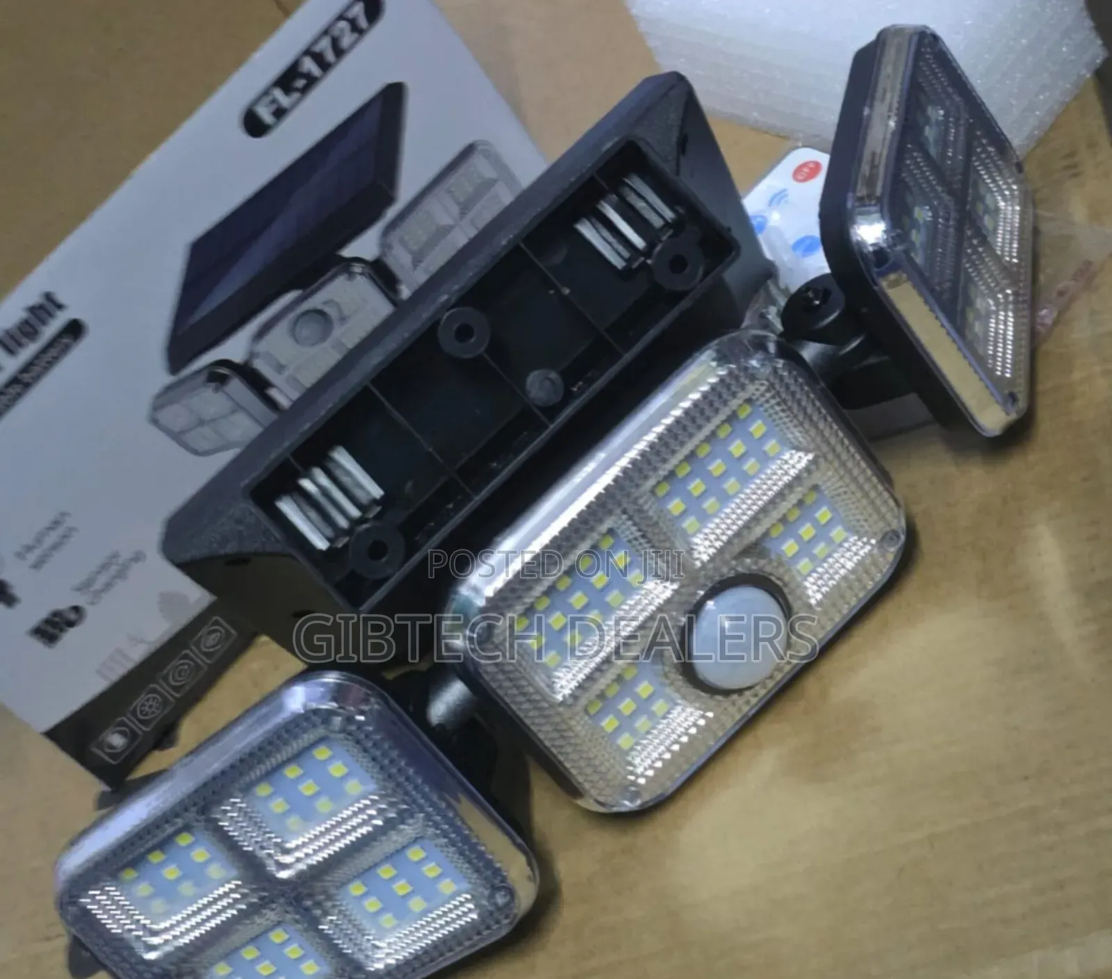 Solar Light 3 Head Led Solar Security Street Light