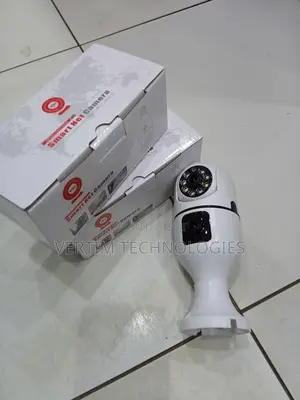 Dual Lens PTZ Wifi Bulb Security Camera Night Vision Smart Remote View