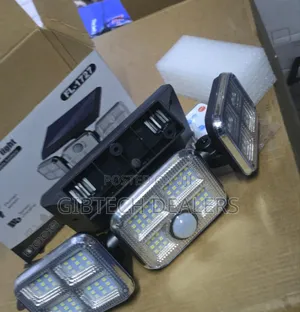 Solar Light 3 Head Led Solar Security Light Sensor