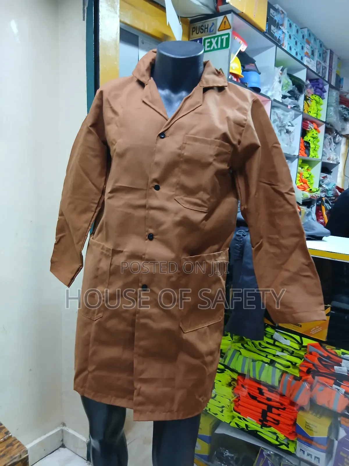 Kikuyu Brown Dust Overcoat