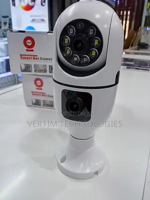 V380 Pro 1080p Full Hd 2mp PTZ Rotating Dual Lens Wifi Bulb Camera