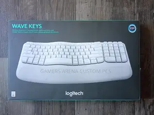 Logitech Wave Keys Wireless Ergonomic Keyboard With Cushioned Palm RST