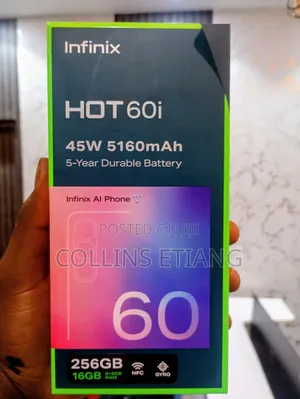 New Infinix Hot 60i 256 GB Gray