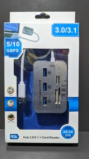 3 Port Usb Hub 3.0/3.1 Card Reader(Type C Input)