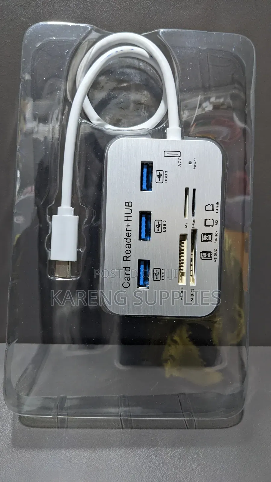 3 Port Usb Hub 3.0/3.1 Card Reader(Type C Input)