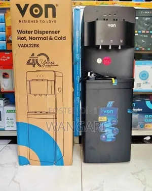 With Warranty Von 3 Taps Hot Cold and Normal Water Dispenser