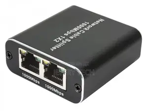2-Port Mini Gigabit Ethernet Switch - Rj45 Splitter (Pc Network Switch