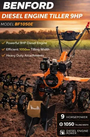 Benford Diesel Engine Tiller 9hp/9hp Diesel Engine Tiller