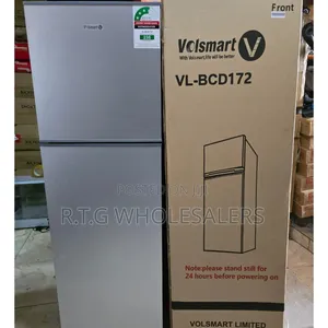 Volsmart 138 Litres Double Door Fridge – Silver