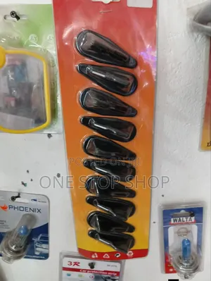 10pcs Mini Black Stick on Roof Shark Decal Antenna