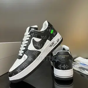 Quality Leather Nike Airforce 1  Louis Vuitton X