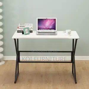 Office Desk : 1.2m Modern, Sturdy Workstation With Shelf