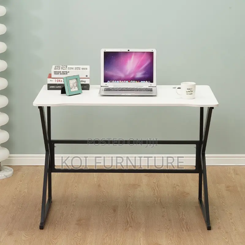 Office Desk : 1.2m Modern, Sturdy Workstation With Shelf