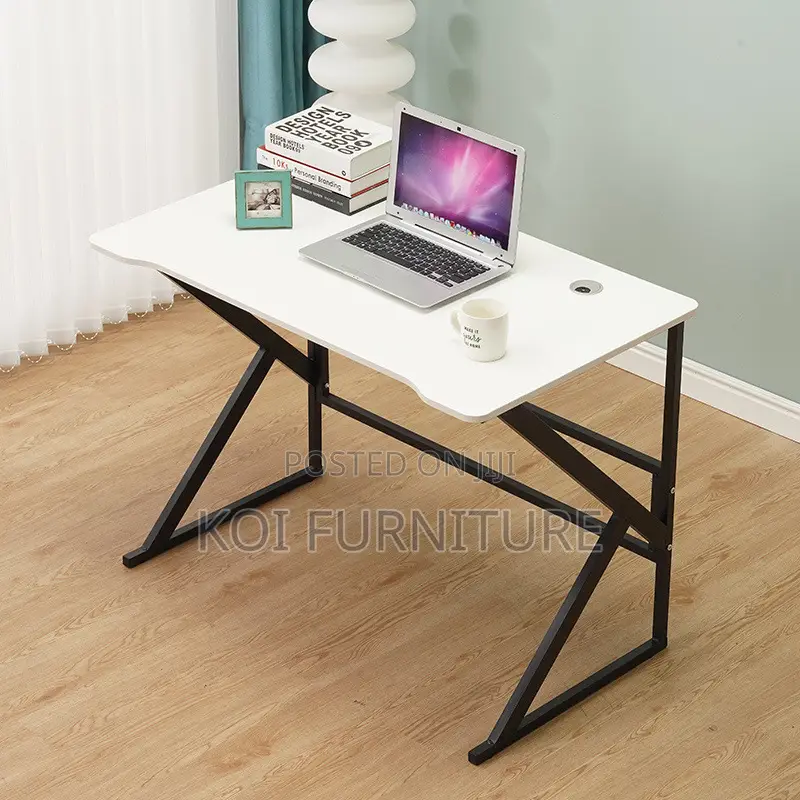 Office Desk : 1.2m Modern, Sturdy Workstation With Shelf