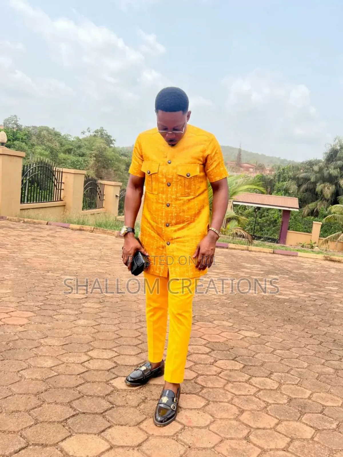 Yellow Kaunda Suits