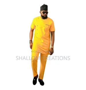 Yellow Kaunda Suits