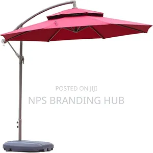 Heavy Base Quality Canvas Outdoor Umbrella