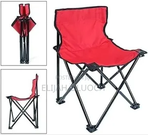 Foldable Metallic Frame Waterproof Armless Canvas  Camping Chair