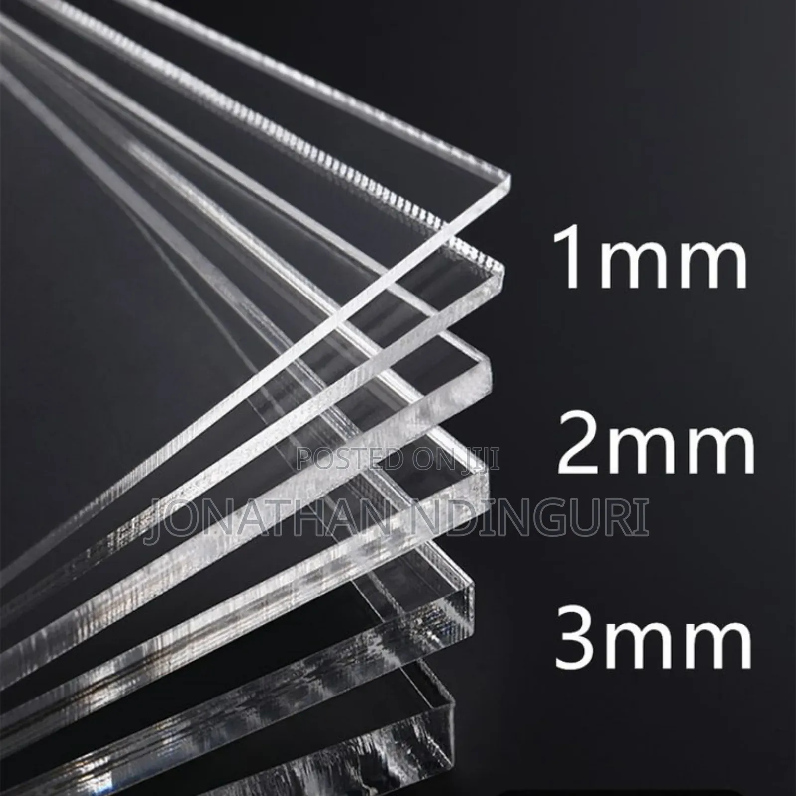 Clear Acrylic Display Perspex Panel