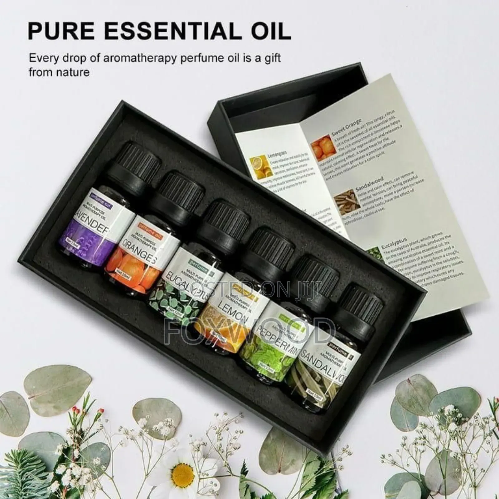 8pc Set 100% Pure Natural Aromatherapy Essential Oils