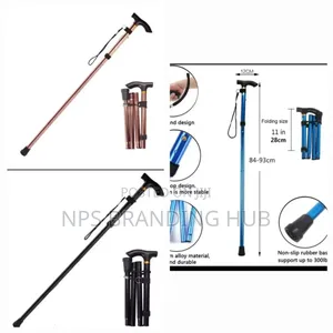 Foldable Walking Stick Stretch 83cm-95cm. Zy