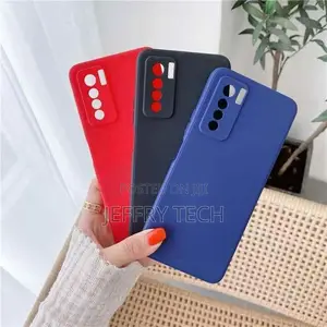 Tecno Camon 15 Shockproof Original Silicone Cover Case - Durable, Slim
