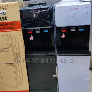 Sonar L9c 3-Tap Standing Water Dispenser – Black/White