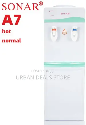 White Sonar A7 Hot and Normal Free Standing Water Dispenser