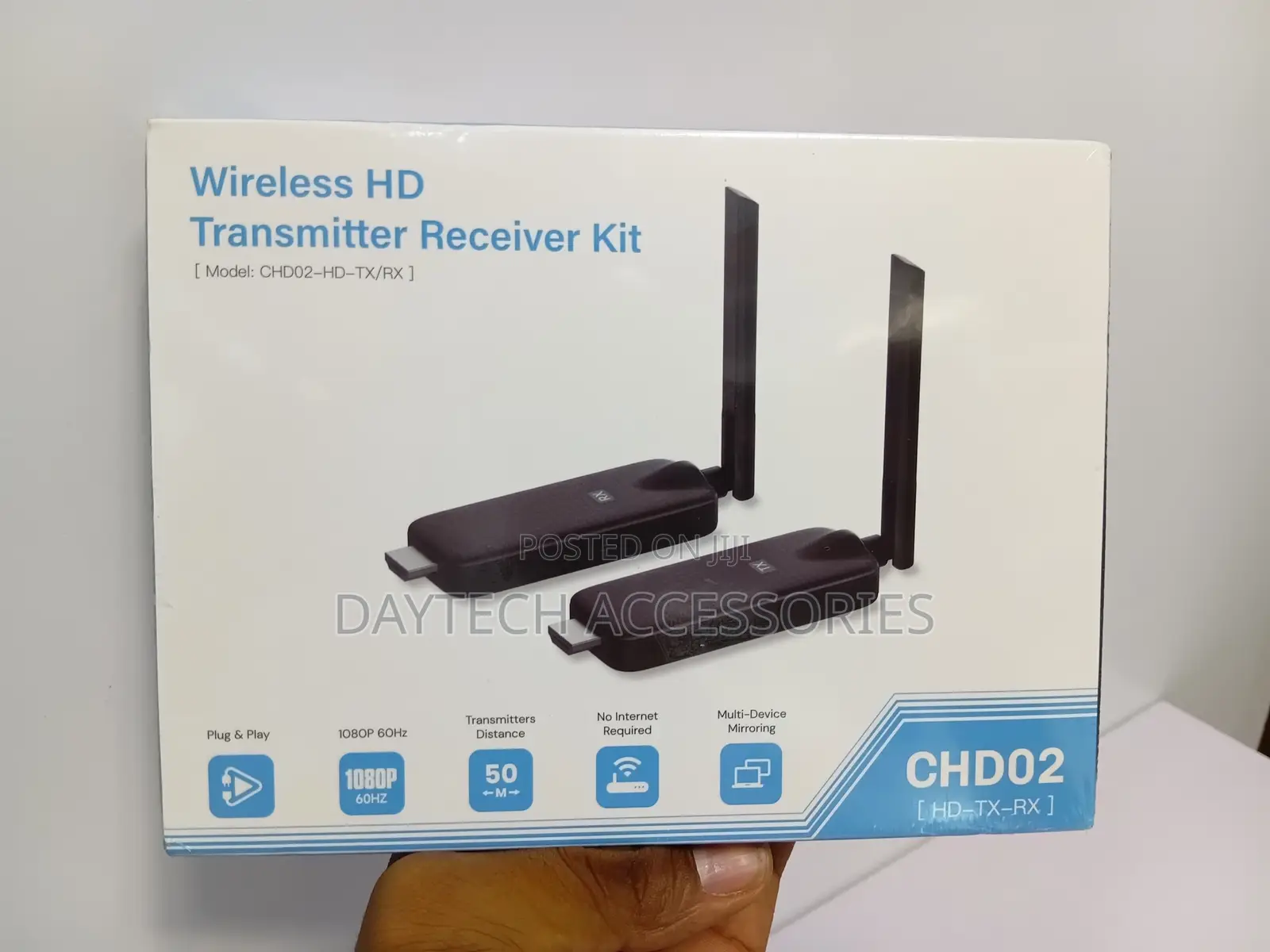 50m Wireless Hdmi Transmitter and Receiver Kit (Model: Chd02-Hd-Tx/Rx)