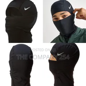 Quality Spandex Unisex Nike Black Balaclava Masks Available