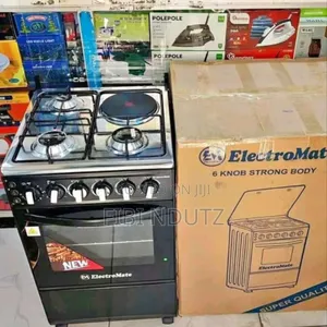 Electromate Cooker 50 by 55 With 3+1/ Cooker With Electric Oven