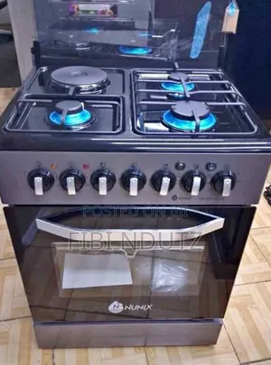 Nunix 60 by 60 3g+1e and Electric Oven/Nunix Cooker